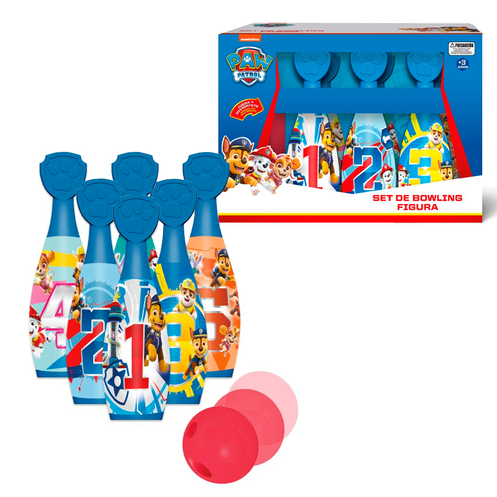 SET BOWLING PAW PATROL FIGURA - SPIN MASTER SET BOWLING PAW PATROL FIGURA - SPIN MASTER